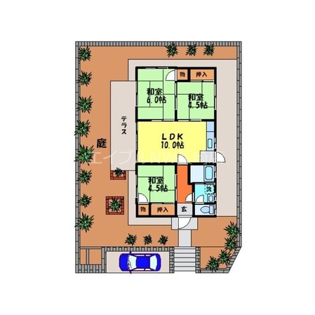 道ノ尾駅 徒歩32分 1階の物件間取画像